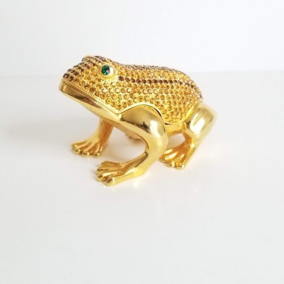 Other - Gold Tone Frog Trinket Box
